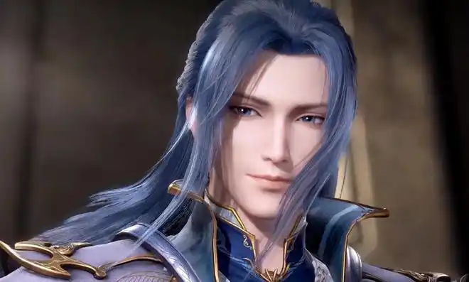 唐三又换造型了披发加素色长衫比前世模还要帅气