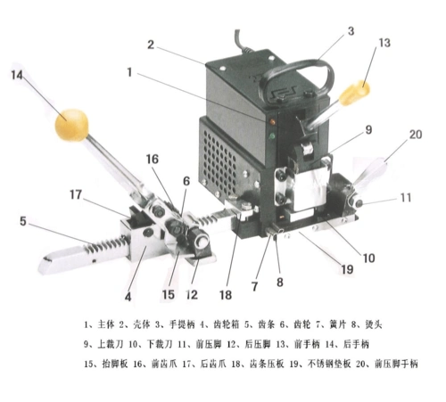 手提式热熔捆包机