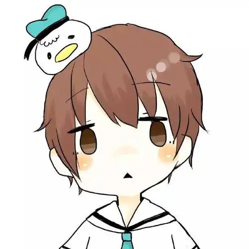 情侣头像呆萌卡通男