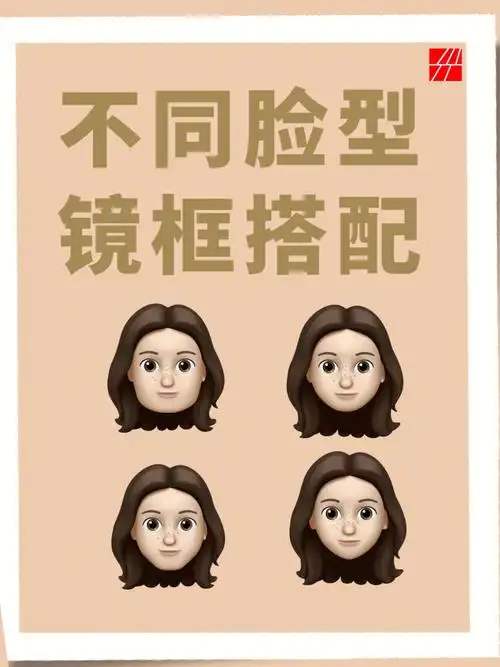 不同脸型的镜框搭配