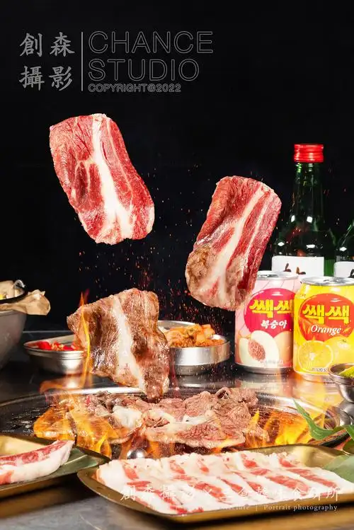 美食摄影 | 创意韩式烤肉套餐菜品拍摄
