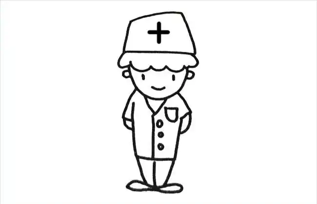 男医生简笔画图片,图片,简笔画-学笔画