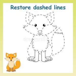 归还虚线线条照片