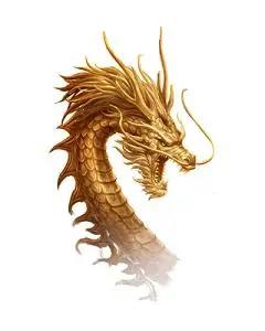 金色龙纹图片