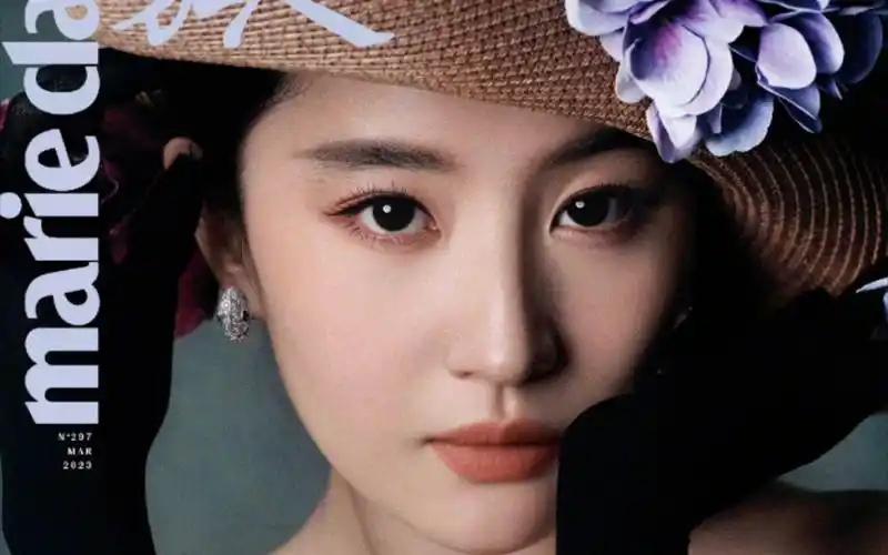 刘亦菲最新嘉人开季杂志来了,高贵优雅,简直美到我发昏,怼脸拍yyds