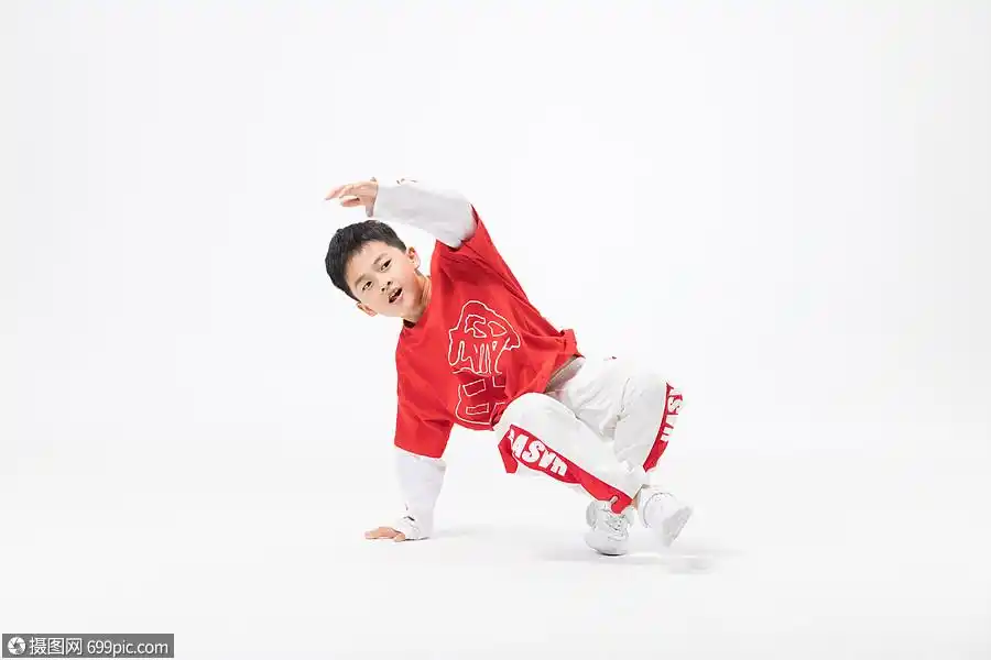 街舞儿童帅气地板动作模特freestyle