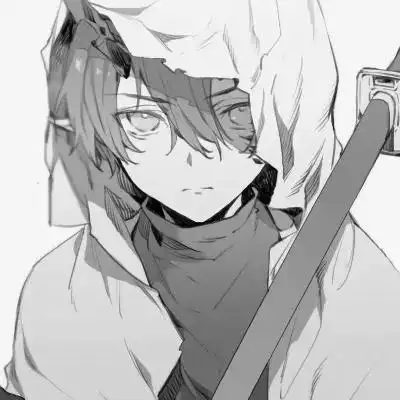 痞帅黑白动漫男头像图片114张_男生动漫头像_头像屋