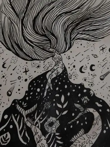 小一课堂 第七周课后作业《 借形联想创意线描画》