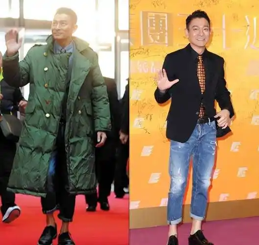 看完刘德华穿搭才发现:裤永远短一截,西装不配西裤,雅痞又高级_裤子