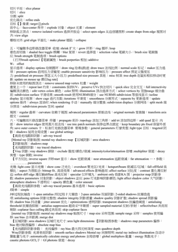 3dmax中英文详细翻译对照docx6页