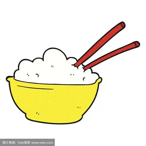 卡通碗饭