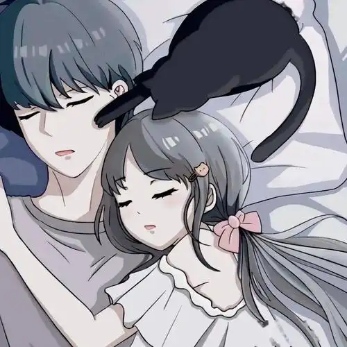 超甜动漫情侣头像理直气壮撞南墙仍性质高昂