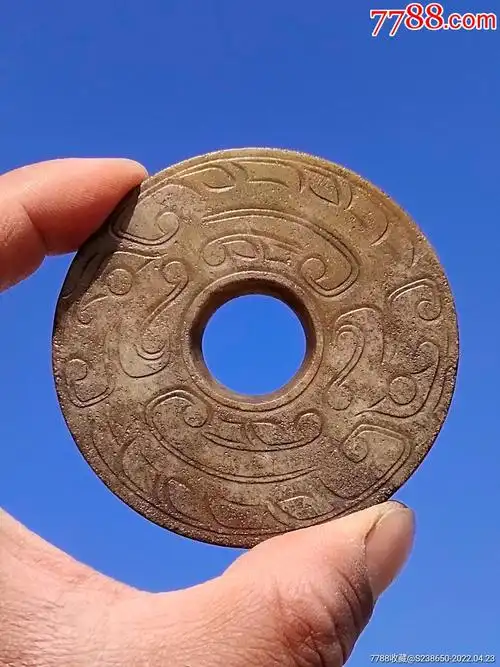 战汉时期老玉壁老玉高古玉古玉