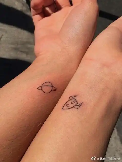 纹身分享##纹身设计##情侣纹身##北京纹身店
