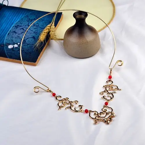 中式新款璎珞项圈秀禾古装装饰品汉服铃铛配饰项链