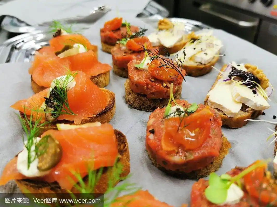 美味,自助餐,高级西餐,法国,食品