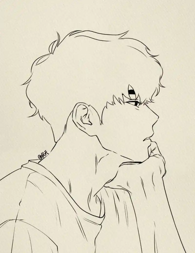 简笔画教程# #寻找小红书绘画大神# #简笔画# #画个简笔画# #少年