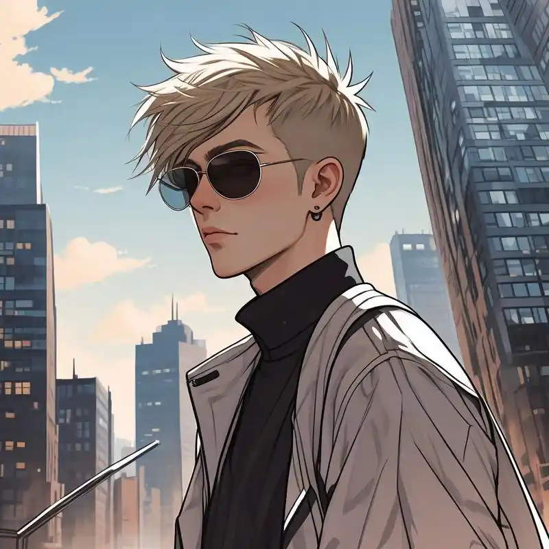 90 酷炫寸头男生头像 94