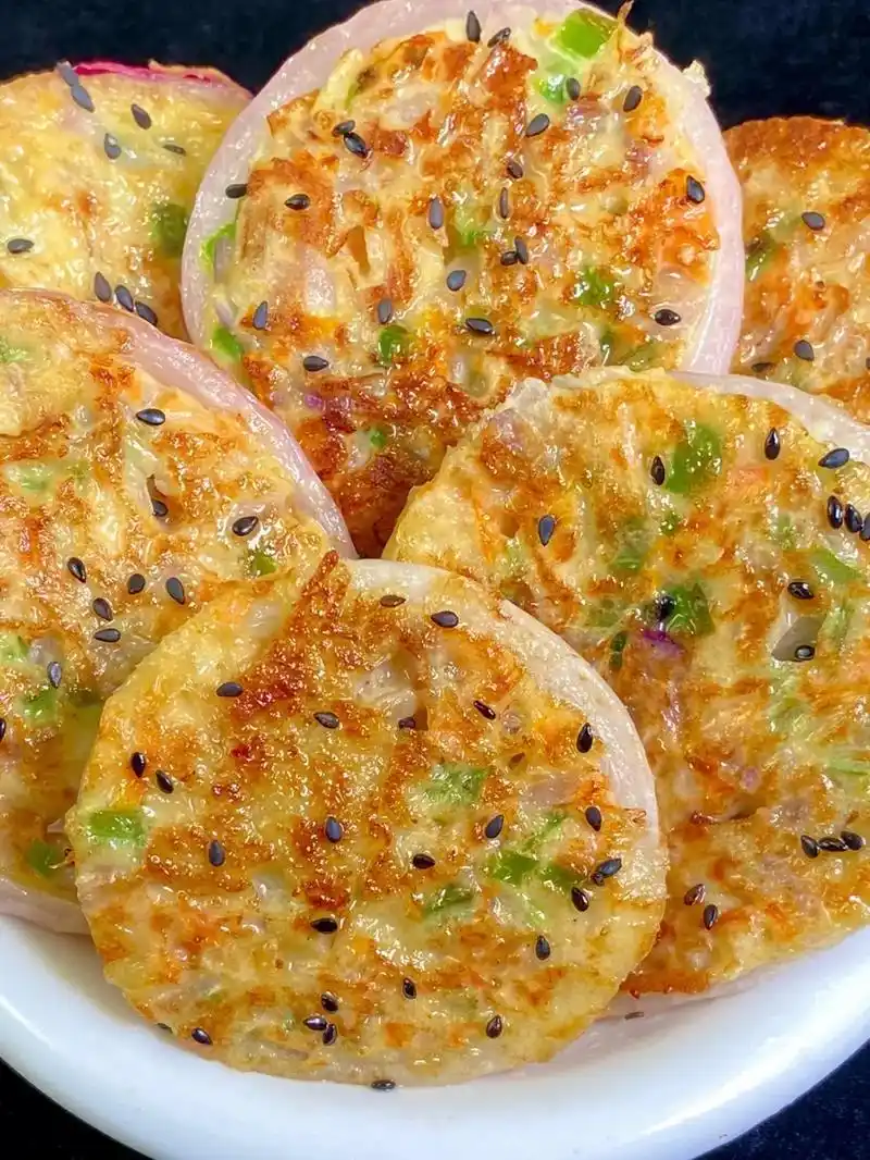 这个洋葱鸡蛋饼,真的太好吃了!做法简单#减脂早餐 #我的减肥 - 抖音