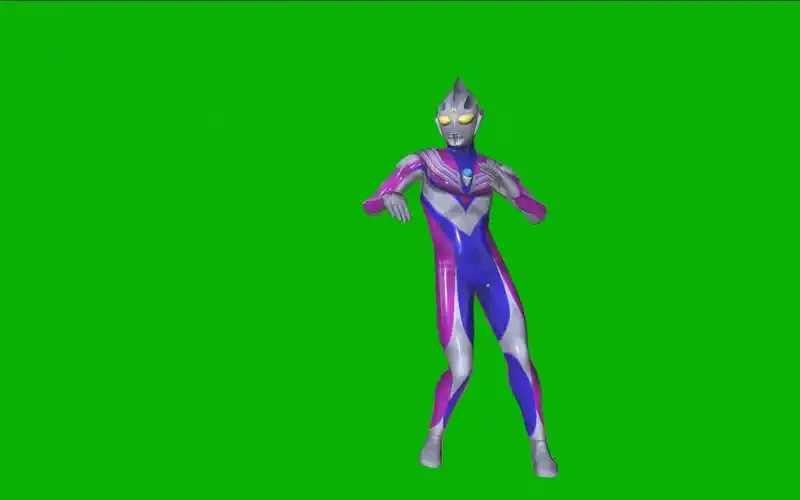 迪迦奥特曼绿幕素材抠像做特效视频
