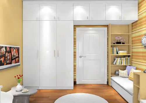 卧室顶柜平开门衣柜图片个性又不失实用