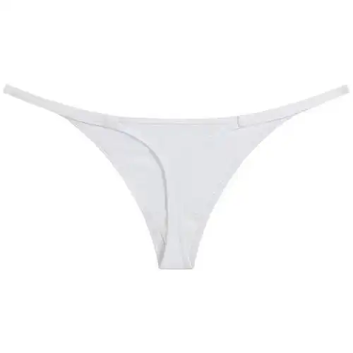 一根线一片式火辣无痕细带字内裤保密发弹力带白色单件装均码90130斤