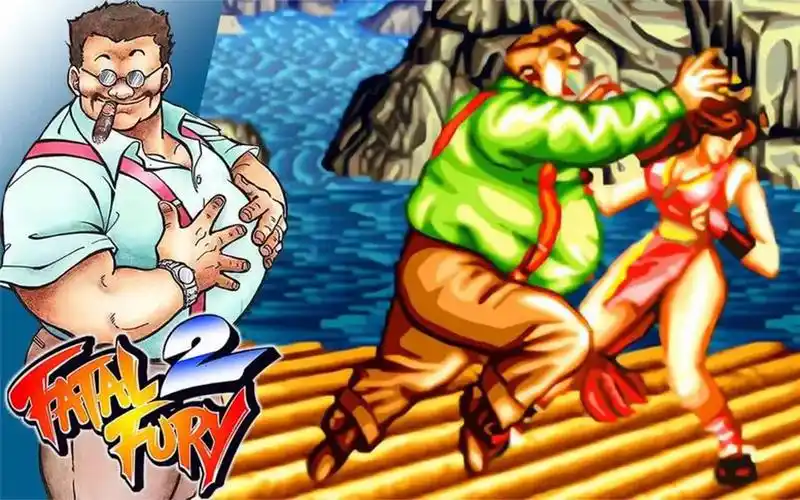 饿狼传说2- 胖商人陈秦山打出自己的个性,4k高清还原