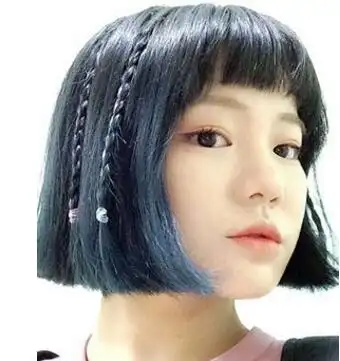 波波头女生编发发型图片 波波头扎编发原来很迷人