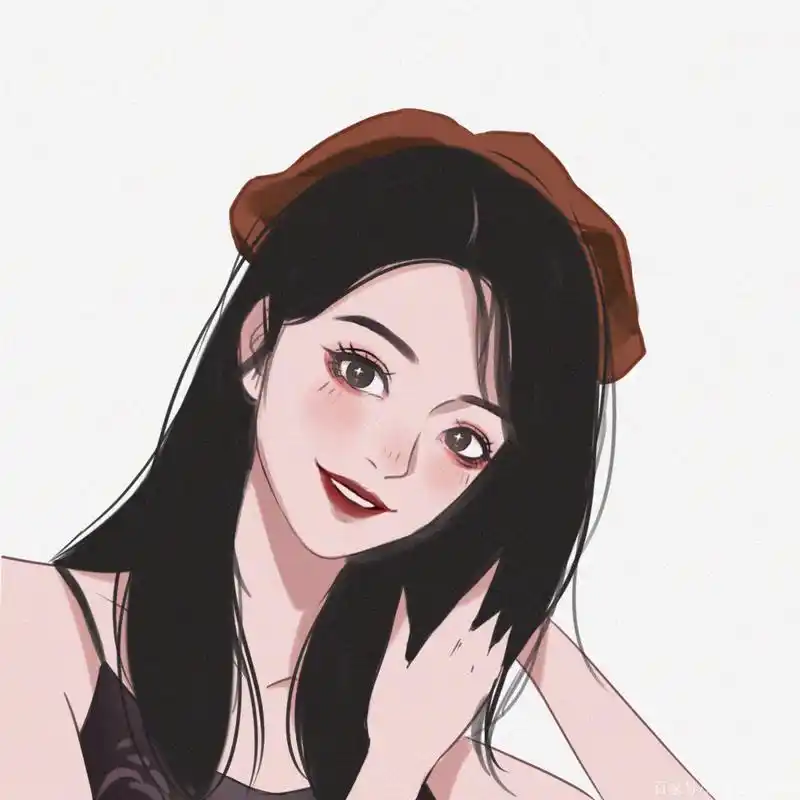 手绘头像,气质女神范儿