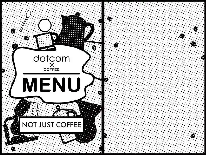 比较可爱的咖啡主题菜单 封面设计