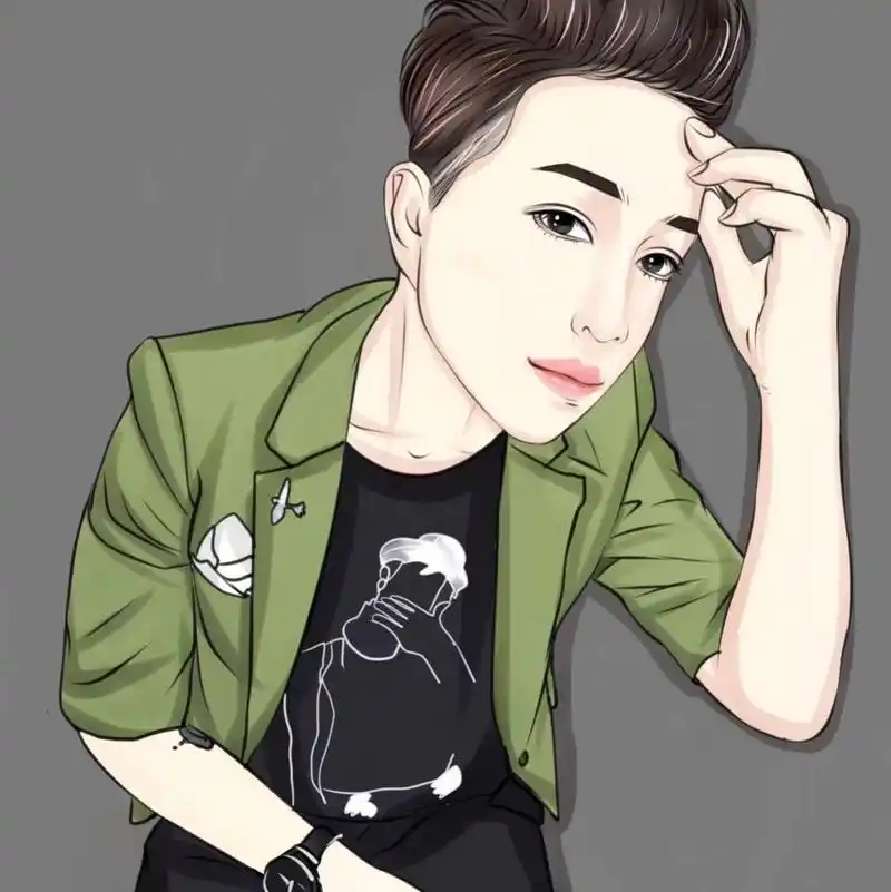 成熟男人|必备头像|帅气男漫|手绘男头