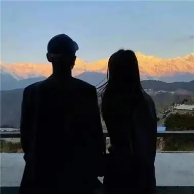 很火氛围感满满的情头超级有意境 很流行的意境情头热门_情侣头像_美