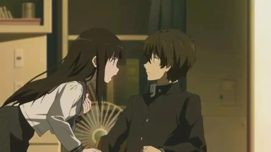 告诉他不要灰心,千反田安慰了我们的男主人公,心情逐渐焦躁起来.