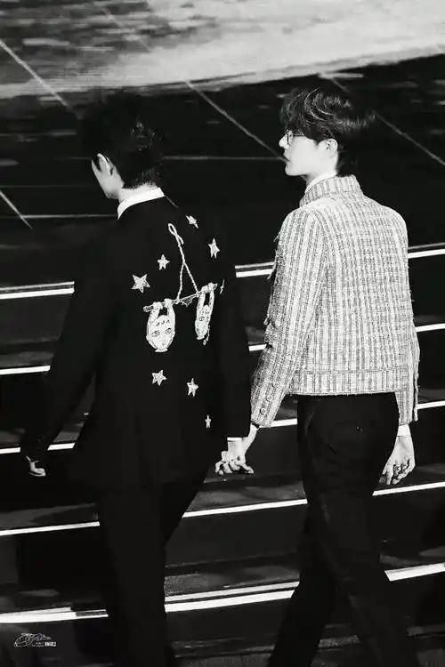 博君一肖,绝美双人图,糟糕,是心动的感觉!