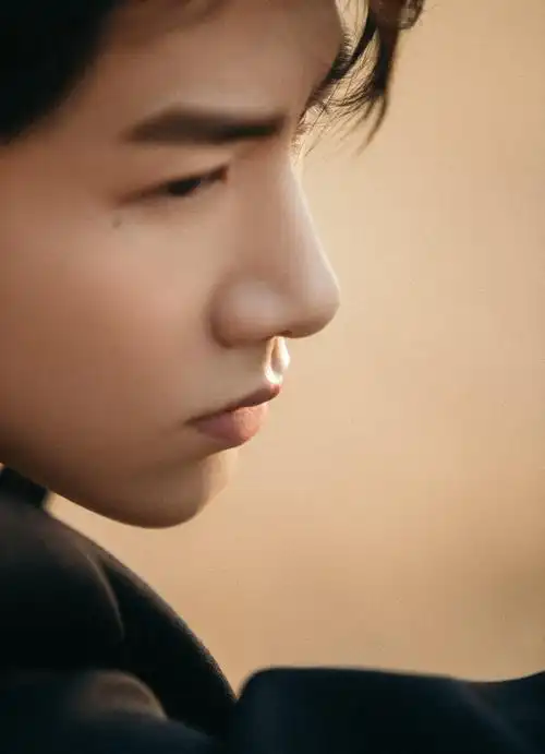 白敬亭初冬户外帅气写真