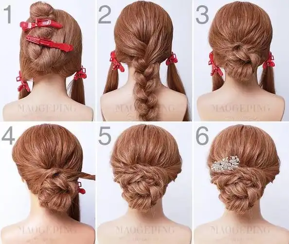 新娘盘发造型(新娘盘发发型图片)-伯乐知识网