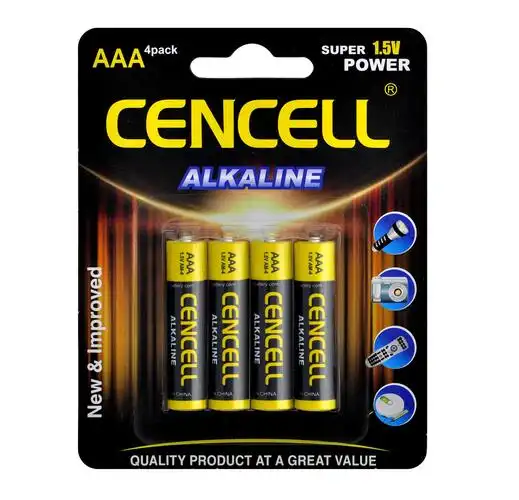 碱性七号电池 aaa电池 7号电池