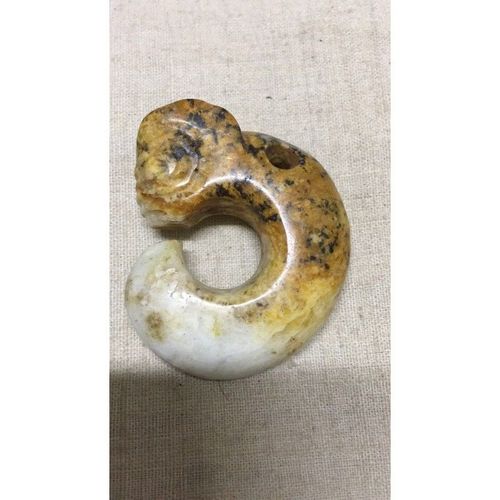 【祖传收购】玉猪龙116红山文化战汉辽金明清玉器 河磨玉古玉老玉