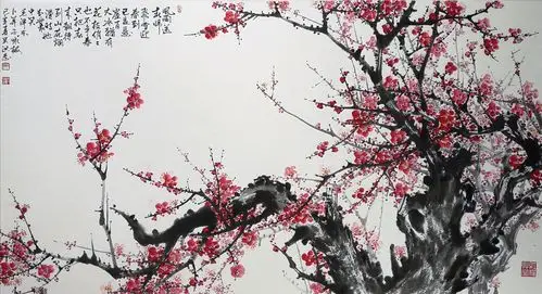 画梅名家吴洪志《梅花》作品欣赏__凤凰网