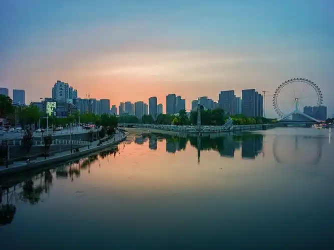 天津美丽,美丽天津(海河夜景)