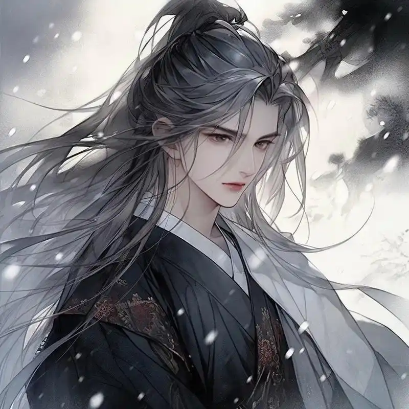 帅气高冷黑衣小哥哥|古风头像|男生头像