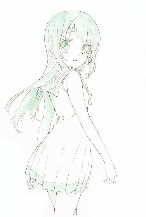 有没有那种稍微简单的,然后是线条的动漫图片.要快哦