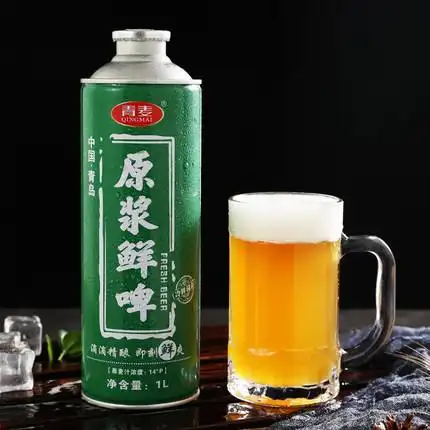 青岛特产青麦精酿原浆啤酒扎啤1l*2桶