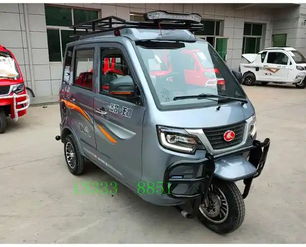 盘式燃油全封闭三轮摩托车可上牌全棚汽油三轮车客家用 盘式宗申