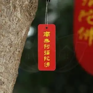 南无阿弥陀佛挂字