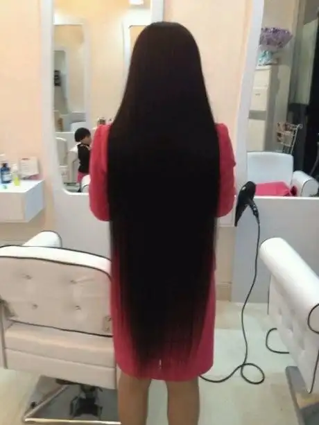 几张超长发的照片