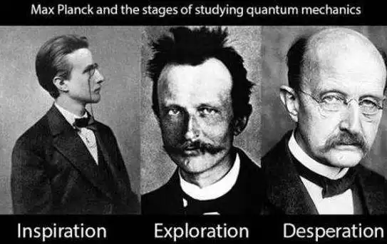 普朗克从年轻到年老的照片