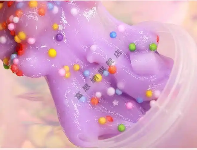 520礼物透明安史莱姆起泡胶装盒网红气泡胶越玩越大的泥礼盒少女心