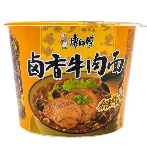 康师傅秘制香菇辣卤香牛肉面109g