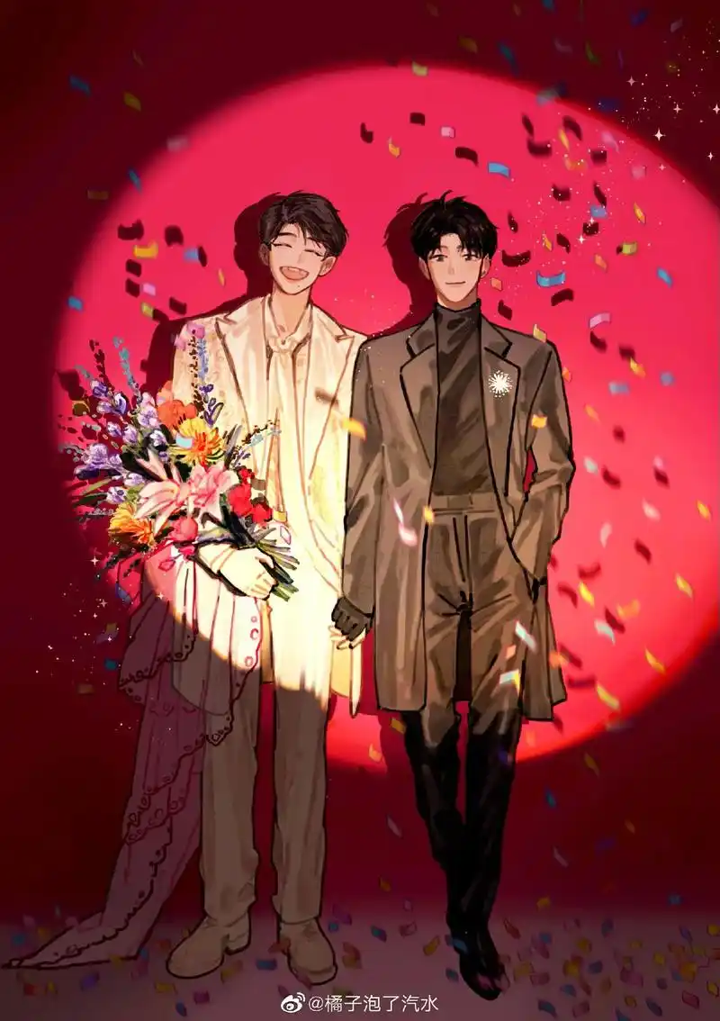 结婚照.侵删#壁纸 #博君一肖 #婚礼现场 - 抖音